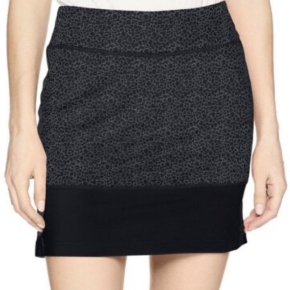 Columbia Skort Black Black Gray Sz M